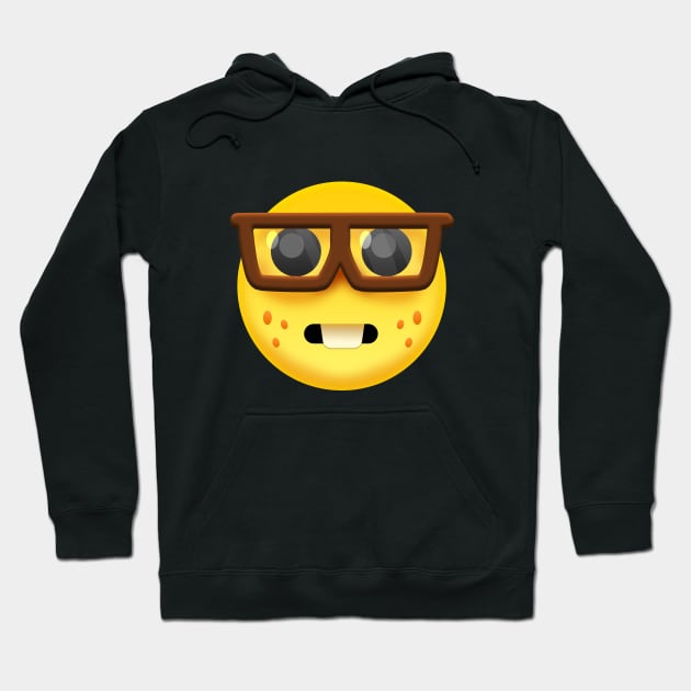 Confused Nerd Emoji Meme - Design Hoodie by Tytex